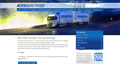 Desktop Screenshot of kingsrodtransport.no